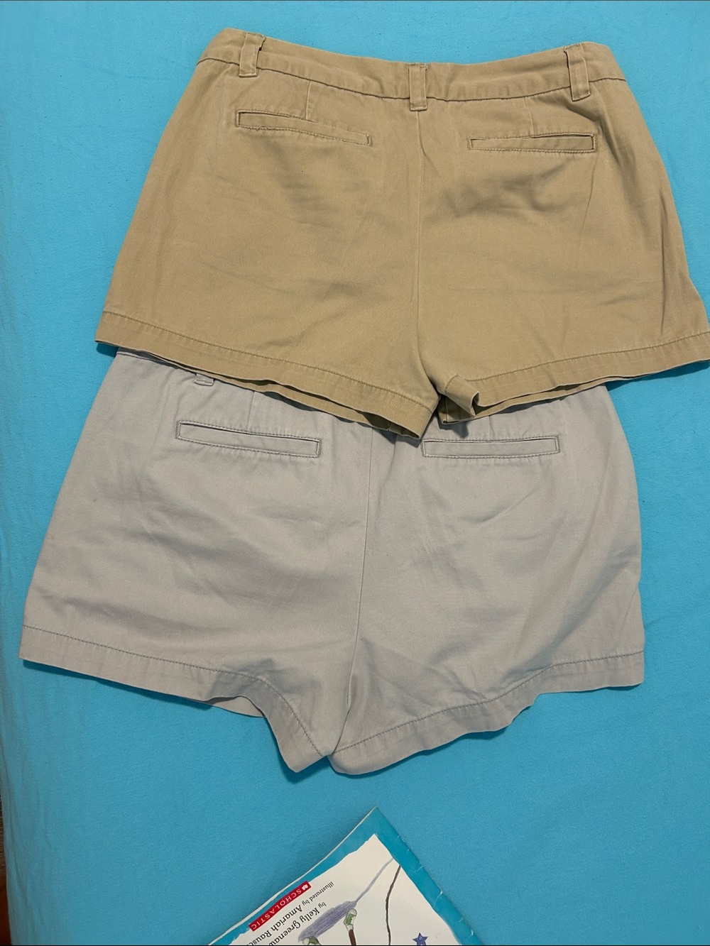 Merona Women's Chino Shorts Duo - Tan and Light Gray - Picture 2 of 3